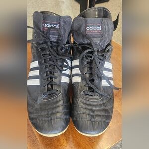 Adidas Black and White Copa Mundial Indoor Soccer Cleats